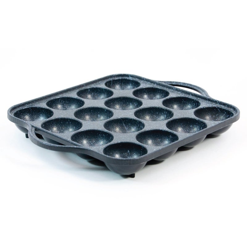 COOKKING كوكينج - مقلاة شواء تاكوياكي غير لاصقة/طبق طهي مصنوع في كوريا - Image 2
